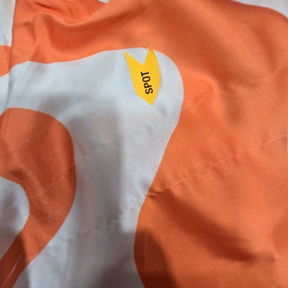 SNDYS Angel Dress in Orange Swirl - Picture 10 of 12
